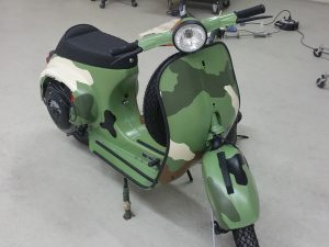 Vespa nach der Restauration